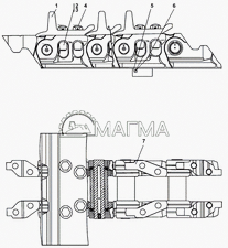 К280-22-000-03 гусеница